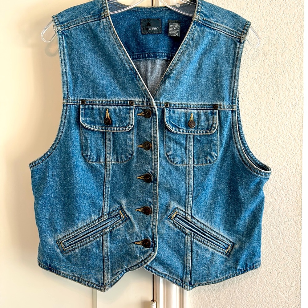 Denim vest LizWear medium SUPER FAST SHIPPING